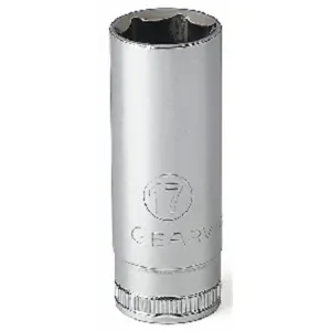 GearWrench 3/8 Inch Drive 6 Point Deep Metric Socket 22mm