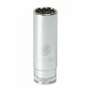 GearWrench 3/8 Inch Drive 6 Point Deep Metric Socket 24mm