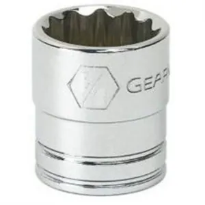 GearWrench 3/8 Inch Drive 12 Point Standard SAE Socket 3/4 Inch
