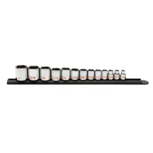GEARWRENCH 13 Piece 3/8" Drive 6 Point SAE Hi-Viz Socket Set