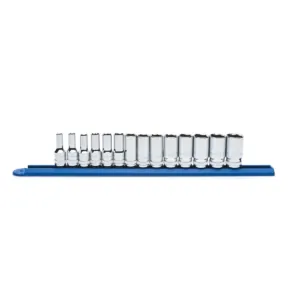 GearWrench 14 Piece 3/8 Inch Drive 6 Point Mid Length Metric Socket Set
