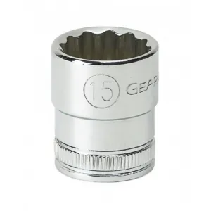 GearWrench 3/8 Inch Drive 12 Point Standard Metric Socket 21mm
