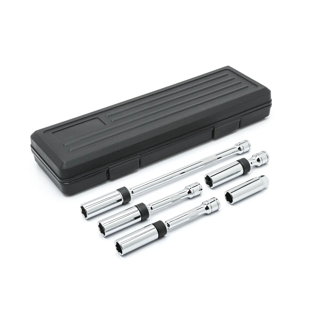 GearWrench 5 Piece 3/8 Inch Drive 6 Point Magnetic Swivel Spark Plug Socket Set