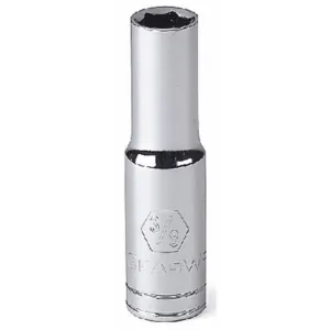 GearWrench 1/2 Inch Drive 6 Point Deep SAE Socket 1-1/16 Inch