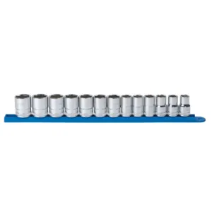 GearWrench 13 Piece 1/2 Inch Drive 6 Point Standard Metric Socket Set