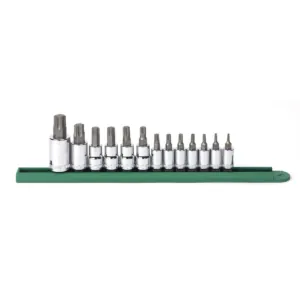 GearWrench 13 Piece 1/4 Inch, 3/8 Inch & 1/2 Inch Drive Torx Bit Socket Set