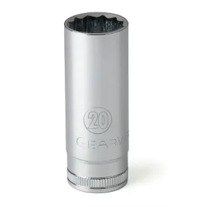 GearWrench 1/2 Inch Drive 12 Point Deep Metric Socket 16mm
