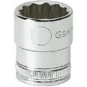 GearWrench 1/2 Inch Drive 12 Point Standard Metric Socket 27mm