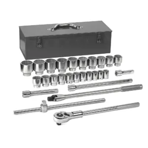 GearWrench 27 Piece 3/4 Inch Drive 12 Point Standard SAE Mechanics Tool Set