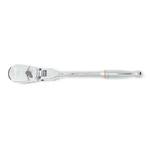 GearWrench 1/4 Inch Drive 90-Tooth Flex Head Teardrop Ratchet 7 Inch