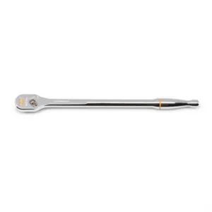 GearWrench 1/4 Inch Drive 120XP Full Polish Chrome Extra Long Handle Teardrop Ratchet