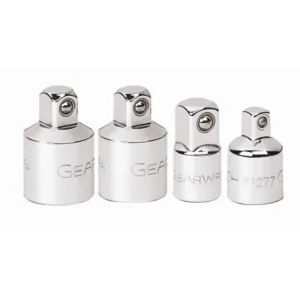 GearWrench 4 Piece 1/4 Inch, 3/8 Inch & 1/2 Inch Drive Adapter Set