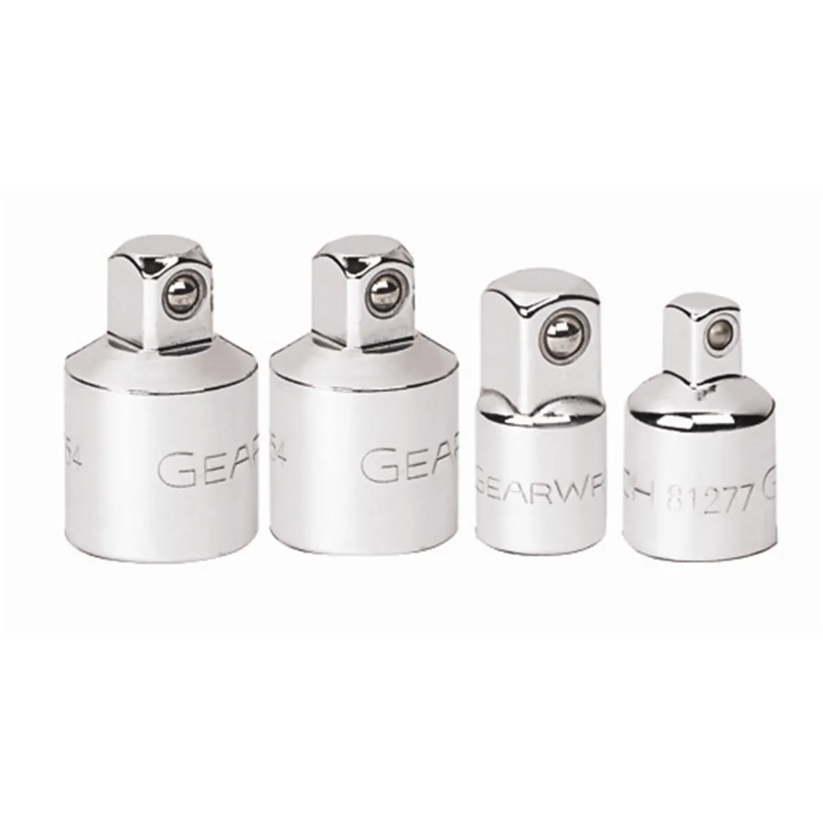 GearWrench 4 Piece 1/4 Inch, 3/8 Inch & 1/2 Inch Drive Adapter Set