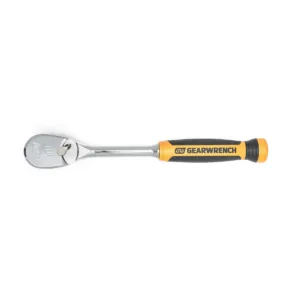 GearWrench 1/2 Inch Drive 90-Tooth Dual Material Teardrop Ratchet 11 Inch