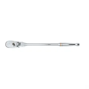 GearWrench 1/2 Inch Drive 90-Tooth Flex Head Teardrop Ratchet 17 Inch