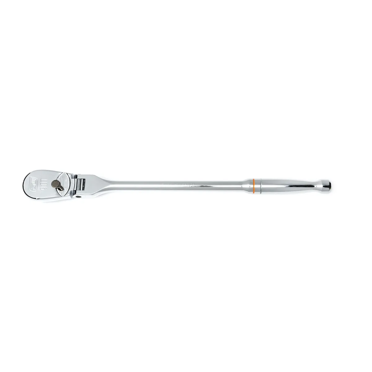 GearWrench 1/2 Inch Drive 90-Tooth Flex Head Teardrop Ratchet 17 Inch