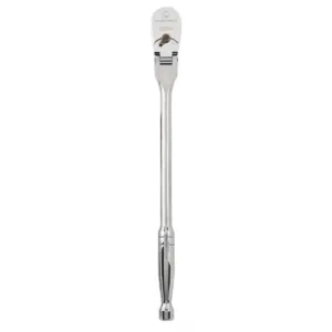 GearWrench 1/2 Inch Drive 120XP Full Polish Chrome Flex Head Teardrop Ratchet