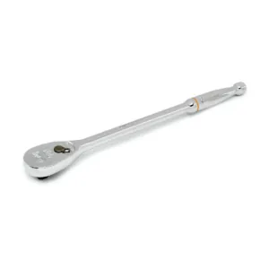 GearWrench 1/2 Inch Drive 90-Tooth Long Handle Teardrop Ratchet 15 Inch