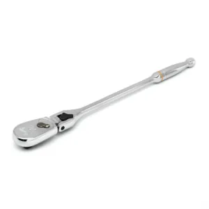 GearWrench 1/2 Inch Drive 90-Tooth Locking Flex Head Teardrop Ratchet 17 Inch