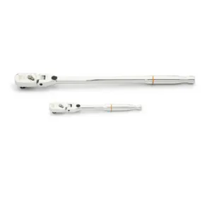 GearWrench 2 Piece 1/4 Inch & 3/8 Inch Drive 120XP Locking Flex Head Ratchet Set
