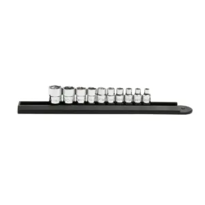 GearWrench 10 Piece 1/4 Inch Drive 6 Point Stubby Socket Set SAE