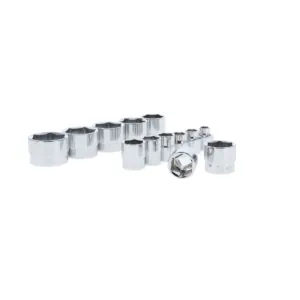 GearWrench 13 Piece 3/8 Inch Drive 6 Point Stubby Socket Set SAE