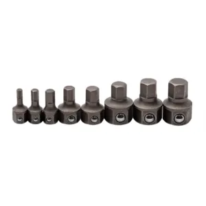 GearWrench 8 Piece Metric Hex Insert Bit Set for 6 & 12 Point Wrenches