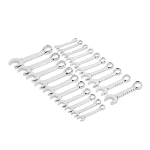 GearWrench 20 Piece 12 Point Stubby Combination SAE/Metric Wrench Set