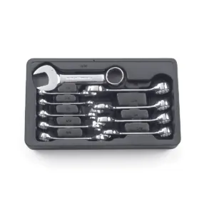 GearWrench 10 Piece 12 Point Stubby Combination SAE Wrench Set