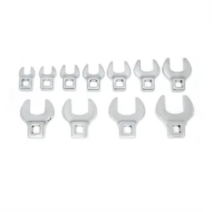 GearWrench 11 Piece 3/8 Inch Drive Crowfoot SAE Wrench Set
