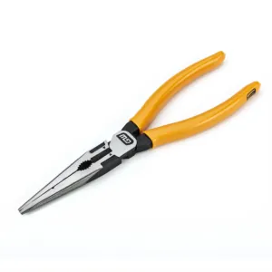 GearWrench 8 Inch PITBULL Long Nose Plier Dipped Handle