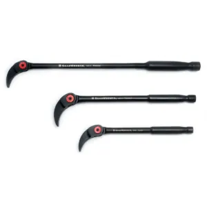 GearWrench 3 Piece Indexing Pry Bar Set 8 Inch, 10 Inch & 16 Inch