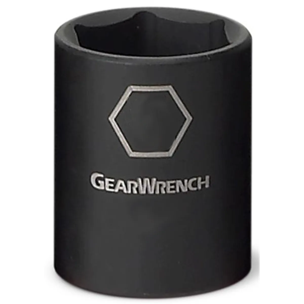GearWrench 3/8 Inch Drive 6 Point Standard Impact SAE Socket 7/16 Inch