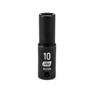 GearWrench 3/8 Inch Drive 6 Point Deep Impact Metric Socket 10mm
