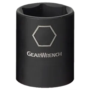 GearWrench 3/8 Inch Drive 6 Point Deep Impact Metric Socket 21mm