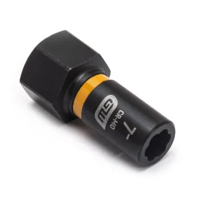 GearWrench 1/4 Inch Drive Bolt Biter Impact Extraction Socket 7-mm