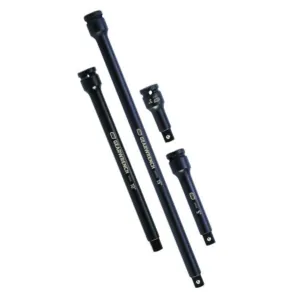 GearWrench 4 Piece 1/2 Inch Drive Impact Extension Set 3 Inch, 5 Inch, 10 Inch & 15 Inch