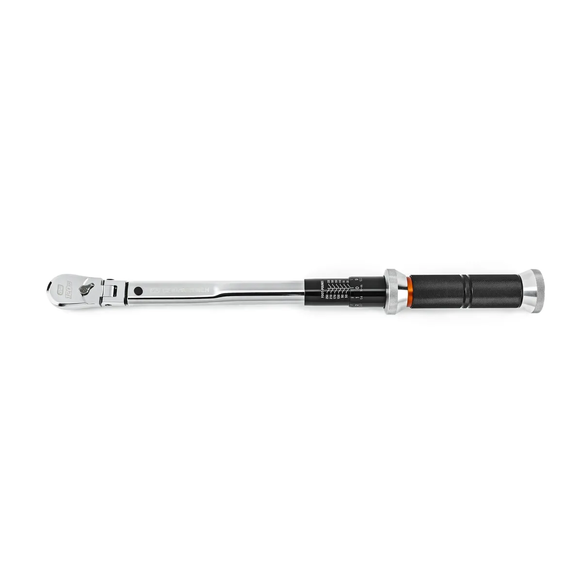 GearWrench 3/8 Inch Drive 120XP Flex Head Micrometer Torque Wrench 5-75 ft/lbs.