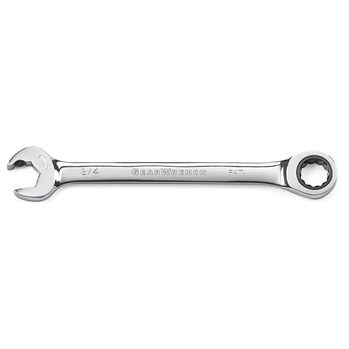 GearWrench 3/4 Inch 72-Tooth 12 Point Open End Ratcheting Combination Wrench