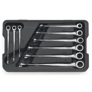GearWrench 9 Piece 72-Tooth 12 Point XL X-Beam Ratcheting Combination SAE Wrench Set