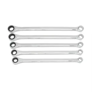 GearWrench 5 Piece 72-Tooth 12 Point XL GearBox Double Box Ratcheting Metric Wrench Add-On Set