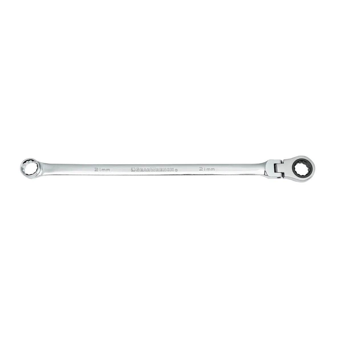 GearWrench 21mm 72-Tooth XL GearBox Flex Head Double Box Ratcheting Wrench