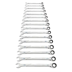 GearWrench 16 Piece 120XP Universal Spline XL Ratcheting Combination Metric Wrench Set