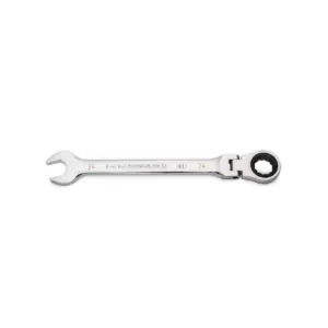 GearWrench 24mm 90-Tooth 12 Point Flex Head Ratcheting Combination Wrench