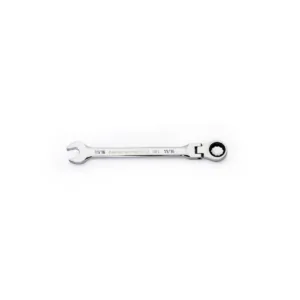 GearWrench 11/16 Inch 90-Tooth 12 Point Flex Head Ratcheting Combination Wrench