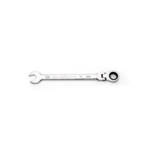 GearWrench 3/4 Inch 90-Tooth 12 Point Flex Head Ratcheting Combination Wrench