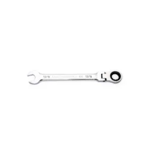 GearWrench 13/16 Inch 90-Tooth 12 Point Flex Head Ratcheting Combination Wrench