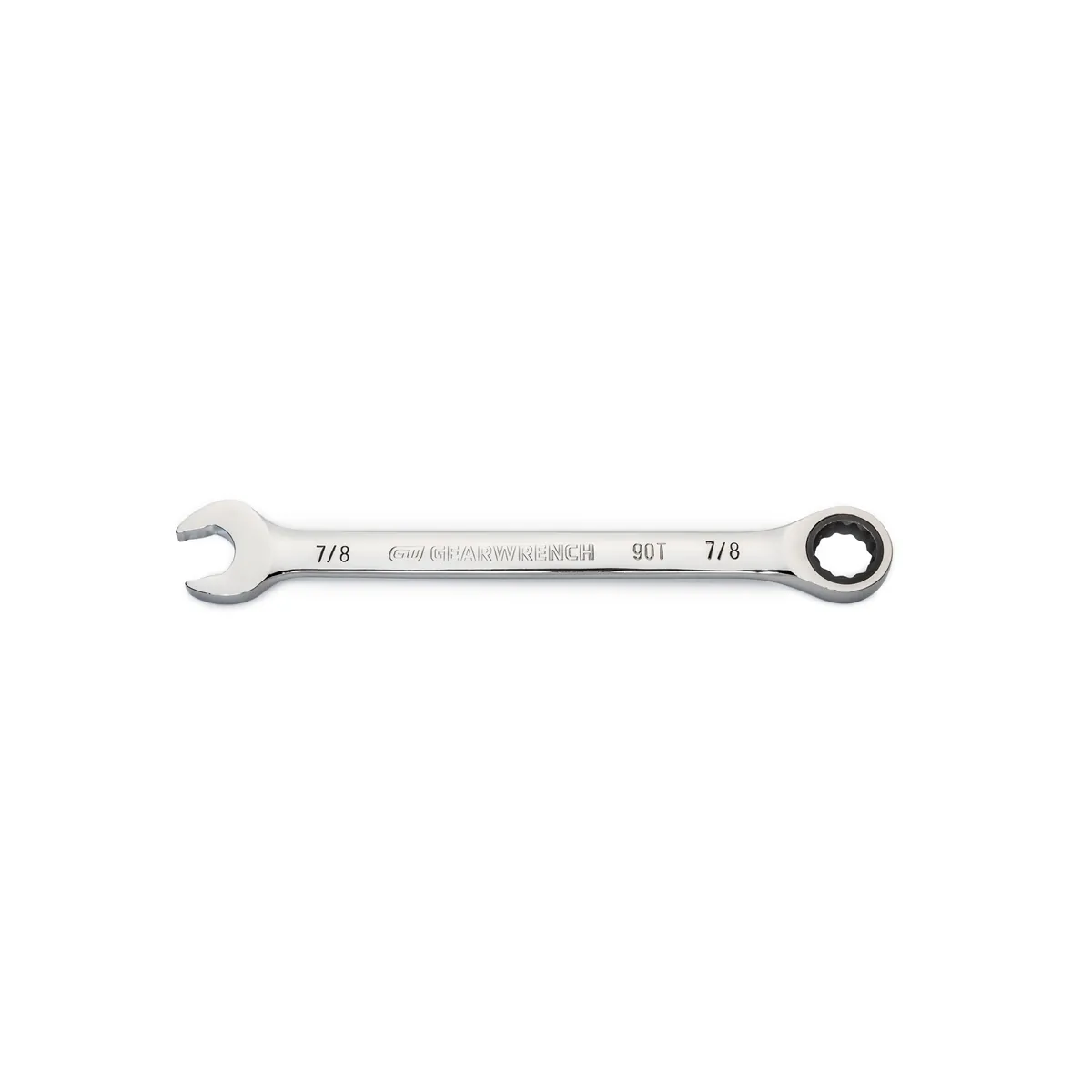 GearWrench 7/8 Inch 90-Tooth 12 Point Ratcheting Combination Wrench