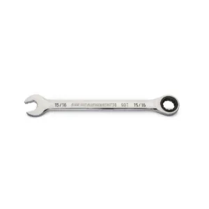 GearWrench 15/16 Inch 90-Tooth 12 Point Ratcheting Combination Wrench