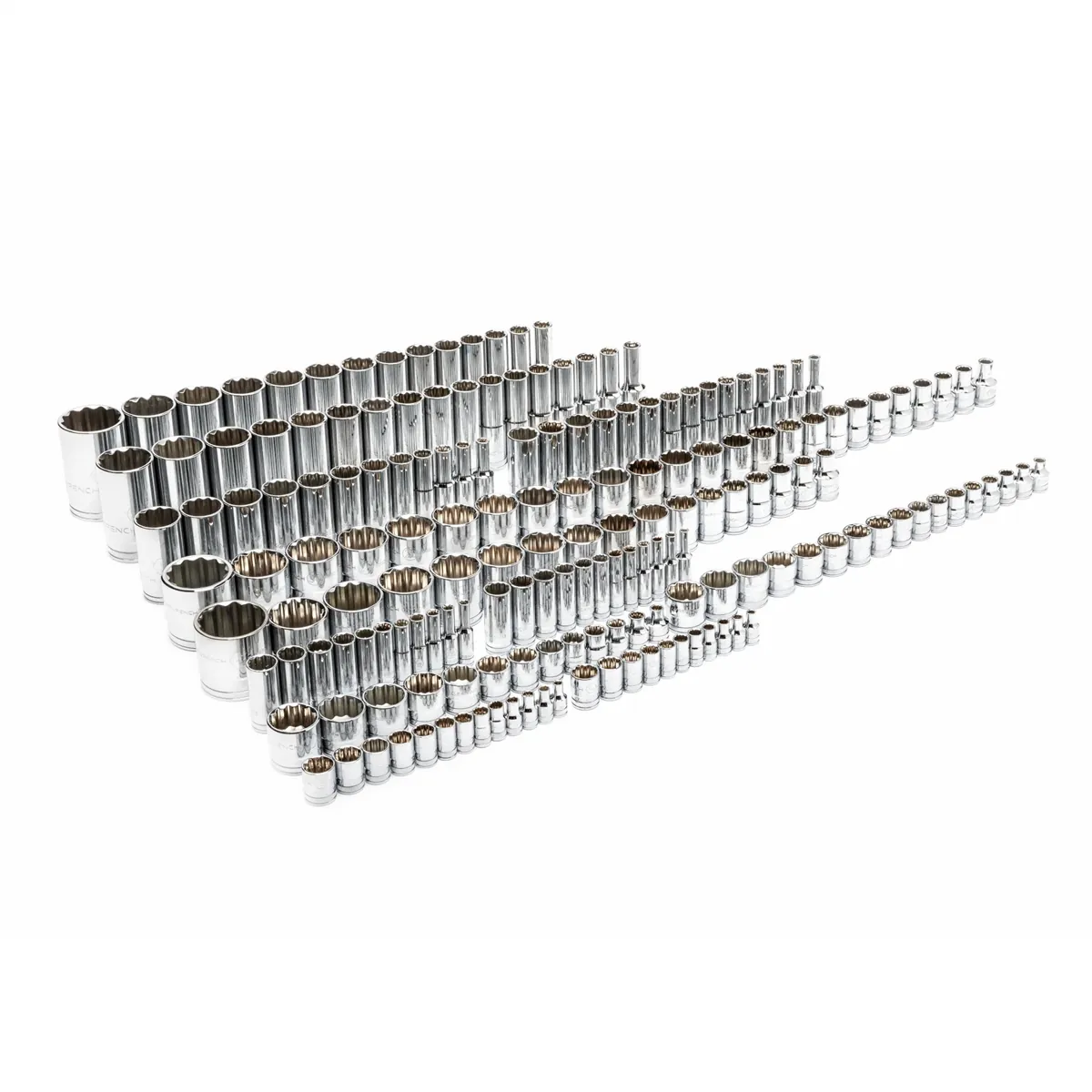 GearWrench 176 Piece 1/4 Inch, 3/8 Inch & 1/2 Inch Drive 12 Point Standard and Deep SAE/Metric Master Socket Set